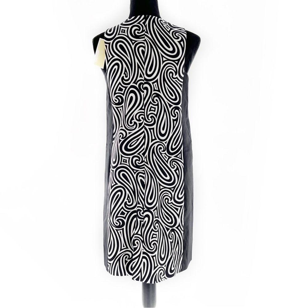 MICHAEL Michael Kors Black & White Modern Swirl Pattern Dress Size Small, NWT! - Picture 5 of 16